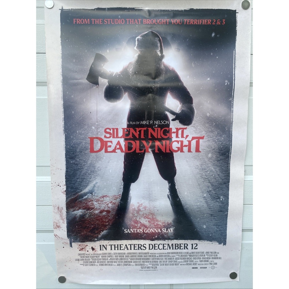 Silent Night, Deadly Night 27x40" Original Double-sided Movie Poster